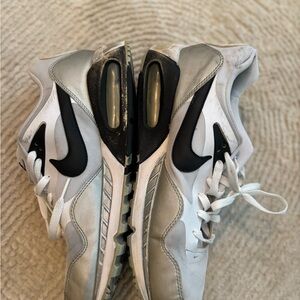 Nike White and Black AirMax Sneakers